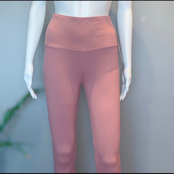 2/40 👸🏻 💕 Mauve Extra Comfort ALEMANA Leggings Size S-M 💕 - Picture 3 of 9